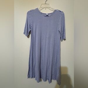 GAP Blue and White Striped Dress